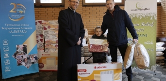 German Muslims continue support of needy families in Ukraine