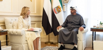 Олена Зеленська зустрілася з президентом ОАЕ