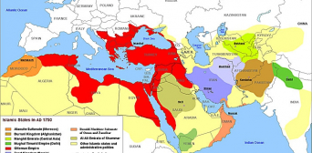 Карта тюркських держав середньовіччя