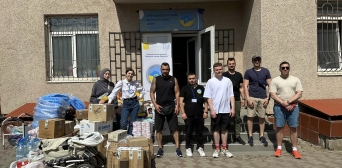Мусульмани Одещини передали гуманітарну допомогу евакуйованим жителям Нової Каховки 