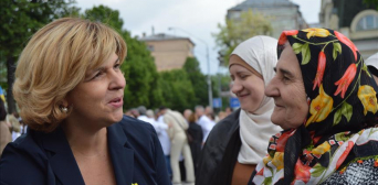 Delegation meets mothers in Kiev who lost children in ongoing conflict in Ukraine's eastern regions since 2014