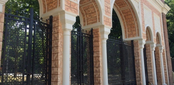 Moorish style gates